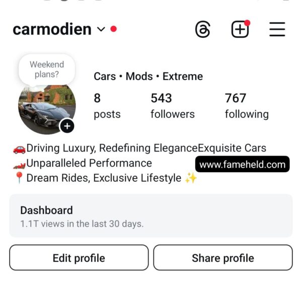 Buy high quality Instagram Accounts