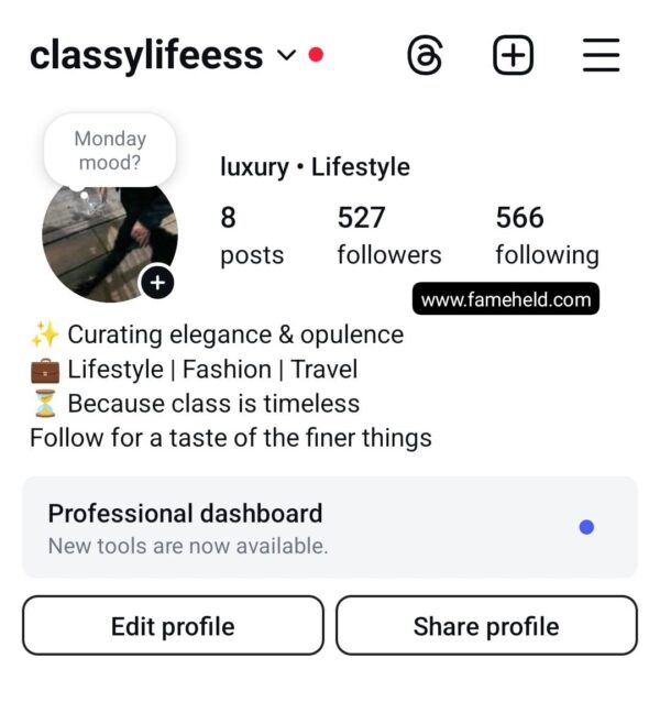 Buy Instagram Account