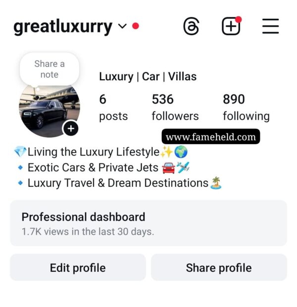 Buy Instagram Account