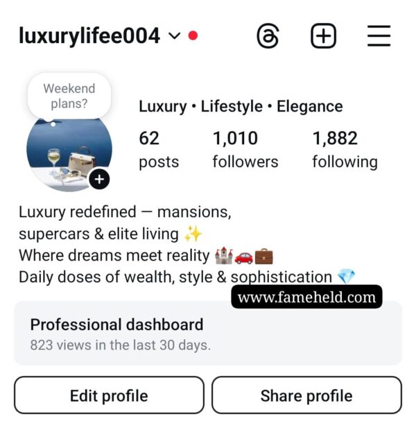 Buy Instagram Account
