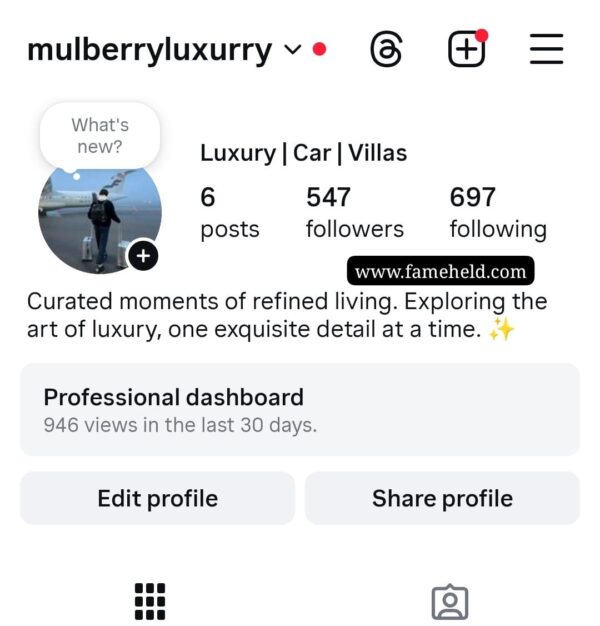 Buy Instagram Account
