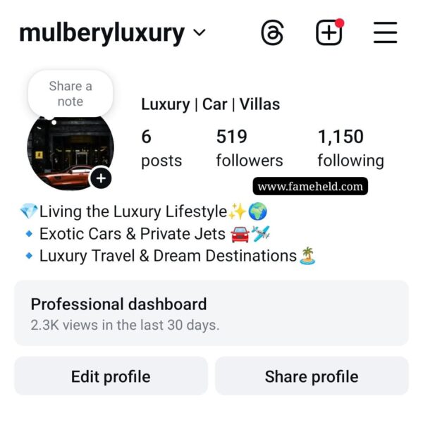 Buy Instagram Account
