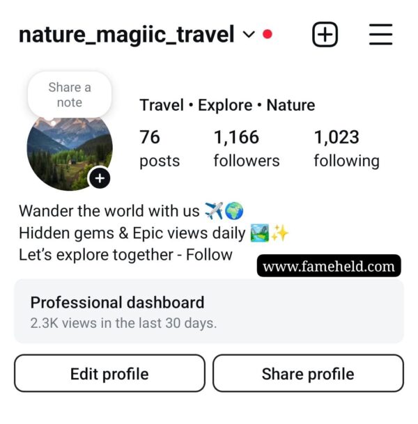 Buy an Instagram account