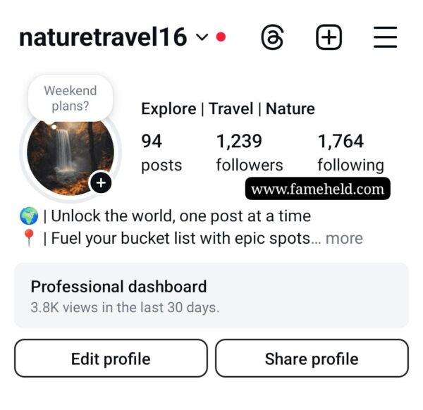 Buy Instagram account