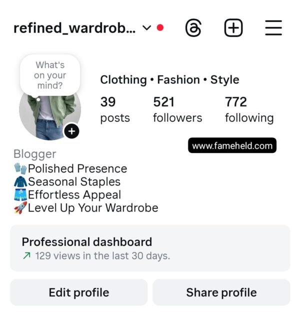 Buy Instagram Account