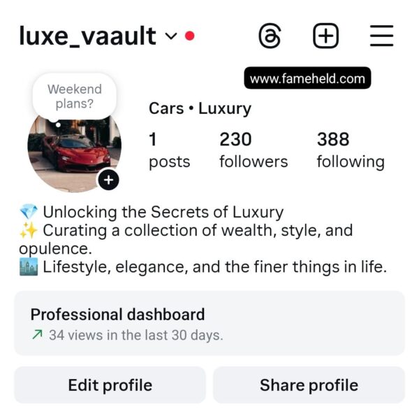 Buy Instagram Account