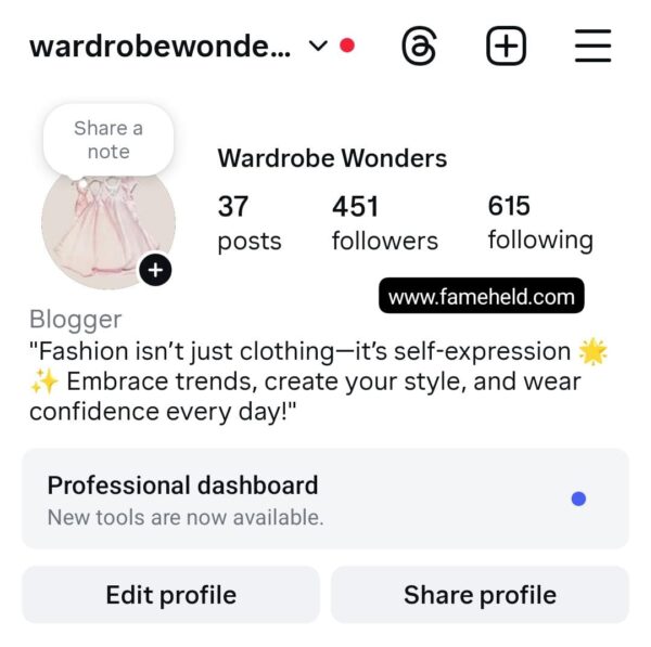 Buy Instagram Account